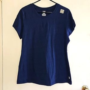 Nwt condition Danskin now dri more tee navy blue XXL loose or size 20